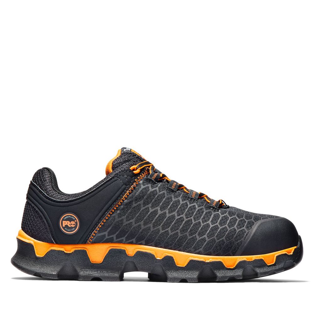 Zapatos de Trabajo Timberland Argentina Mujer - Pro® Powertrain Sport Alloy Toe Eh - Negras/Naranjas